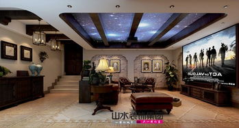 棠溪人家350平米美式别墅 室内外装饰工程设计全解析